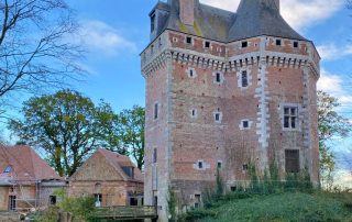 Spätgotische Turmanlage in der Normandie mit VEINAL Horizontalsperre trockengelegt